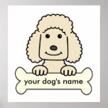 Personalized Poodle Poster