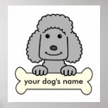 Personalized Poodle Print