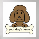 Personalized Poodle Print