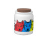 Personalized Pop Art Siberian Husky Treat Jar Candy Jar