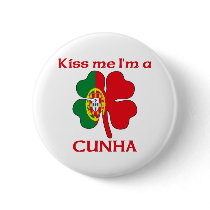 Personalized Portuguese Kiss Me I'm Cunha buttons by KissMeTshirts Personalized Portuguese Kiss Me I'm Cunha buttons