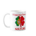 Personalized Portuguese Kiss Me I'm Matos mugs