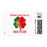 Personalized Portuguese Kiss Me I'm Matos postage