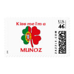 Personalized Portuguese Kiss Me I'm Munoz postage