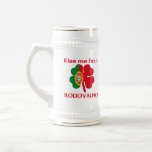 Personalized Portuguese Kiss Me I'm Rodovalho mugs