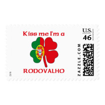 Personalized Portuguese Kiss Me I'm Rodovalho Postage Stamps