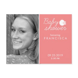 Personalized Postcard Invitations for Baby Shower zazzle_postcard