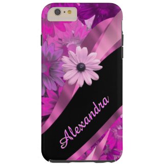 Personalized pretty pink floral pattern