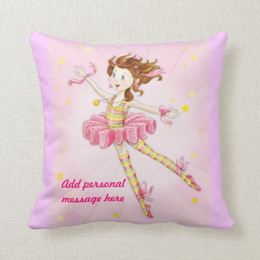 gift Zazzle Personalized pink  pillow girls for  pillow pretty ideas  throw ideas gift
