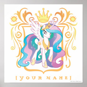 Personalized Princess Celestia Poster