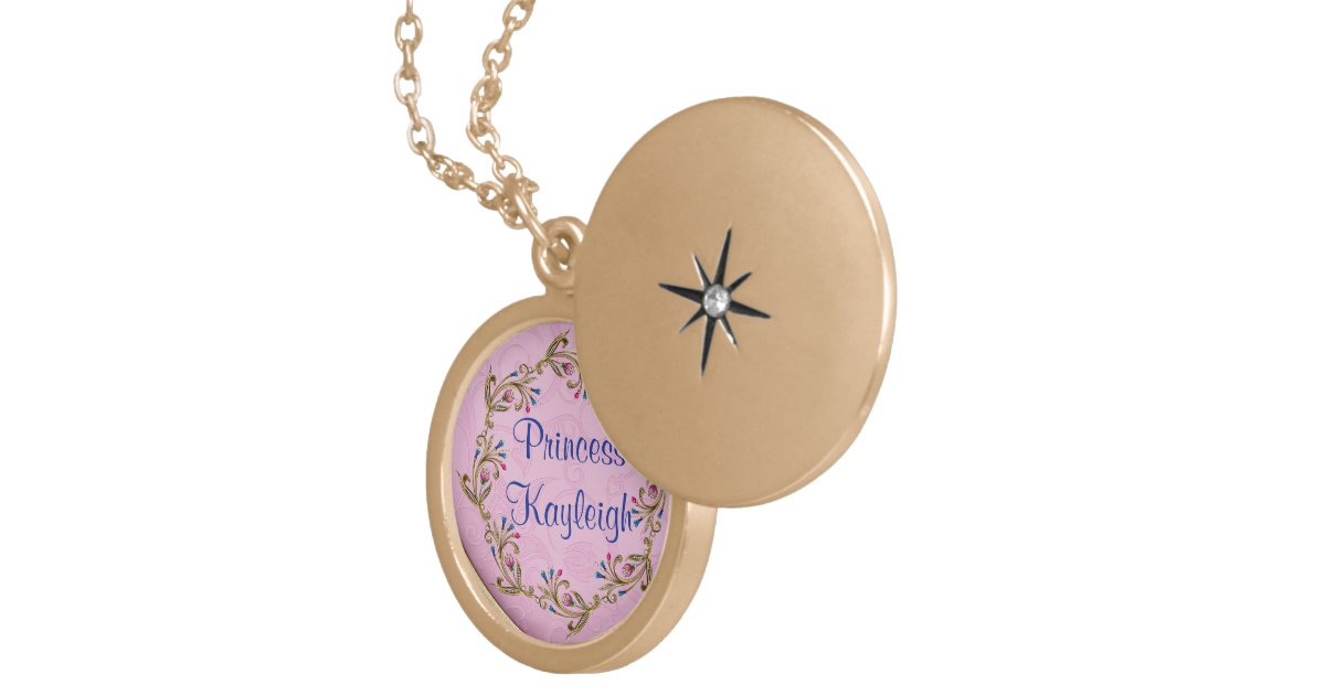 Personalized Princess Locket Zazzle