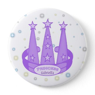 Personalized: Princess Party Button button