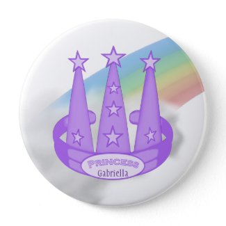 Personalized: Princess Party Button button
