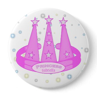 Personalized: Princess Party Button button