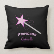 Personalized Princess Pillow throwpillow