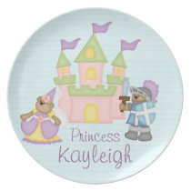 Personalized Princess Plate