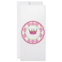 Personalized Princess Rack Card Template