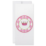 Personalized Princess Rack Card Template