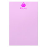 Personalized Princess Stationery