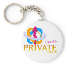 Personalized Private Dancer Keychain