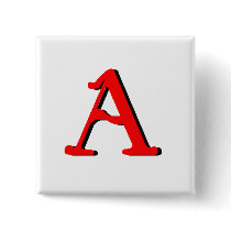 Personalized Products: Initial A buttons