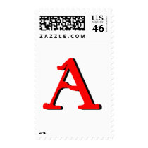 Personalized Products: Initial A stamps