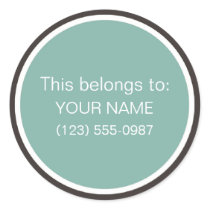 Personalized Property/This Belongs To: Stickers