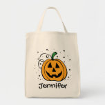 Personalized Pumpkin Treat Bag
