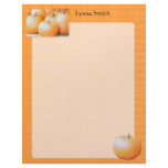 Personalized Pumpkins Letterhead