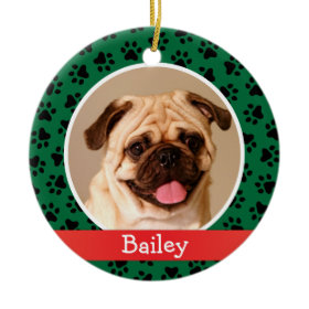 Personalized Puppy Dog Pet Photo Ornament