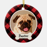 Personalized Puppy Dog Photo Ornament