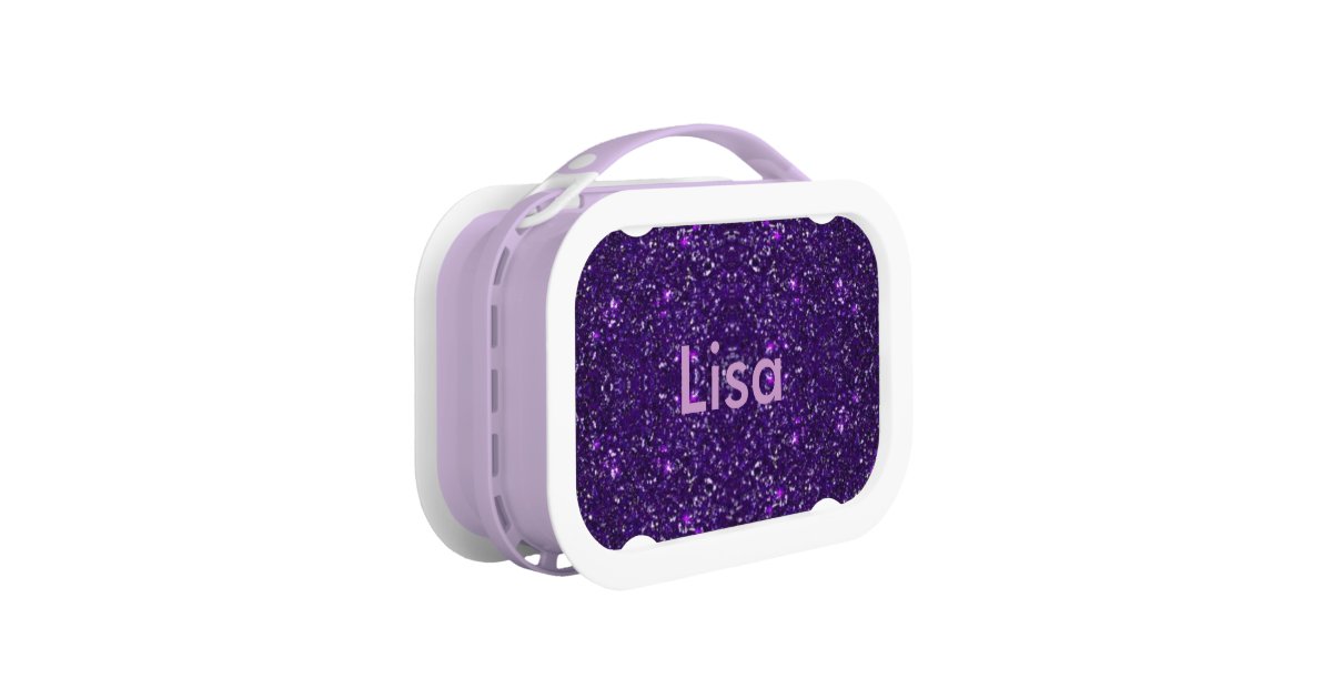 glitter lunch box