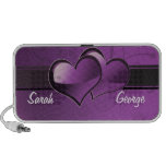 personalized purple hearts Speakers speakers