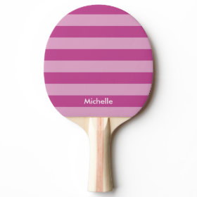 Personalized purple table tennis ping pong paddle