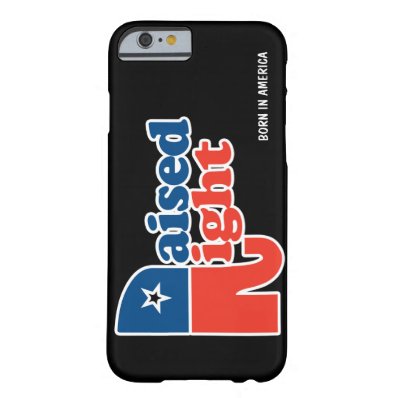 Personalized Raised Right Barely There iPhone 6 Case