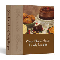 Personalized Recipe Binder binders