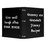 Personalized Recipe Binder add your names