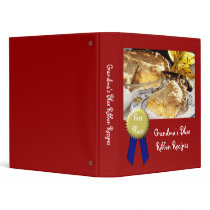 Personalized Recipe Book, Grandma's Blue Ribbon binders by cutencomfy Personalized Recipe Book, Grandma's Blue Ribbon binders
