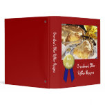 Personalized Recipe Book, Grandma's Blue Ribbon binders
