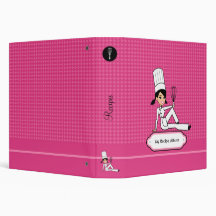 Personalized Recipe Journal Binder Illustrated