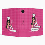 Personalized Recipe Journal Binder with Girl
