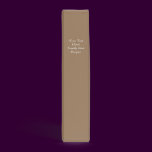 Personalized Recipe or Menu Food Binder