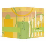 Personalized Recipes Binder binder