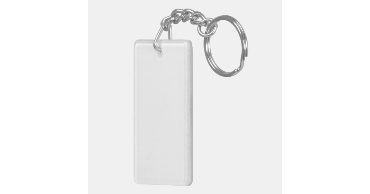 Rectangle (doublesided) Keychain Zazzle