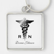 Personalized: Registered Nurse Keychain keychains
