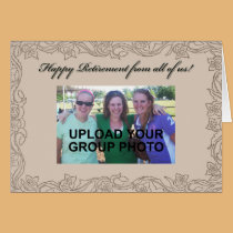 Personalized Retirement Card cards