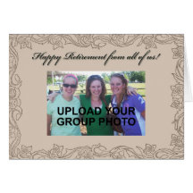 Personalized Retirement Card