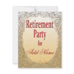 Personalized Retirement Party Invitation