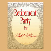 Personalized Retirement Party Invitation invitations