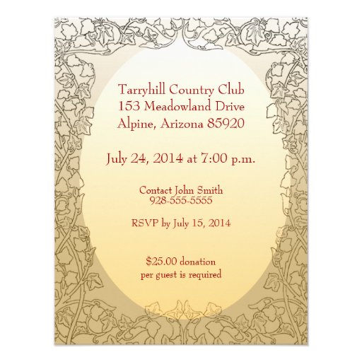 Personalized Retirement Party Invitation